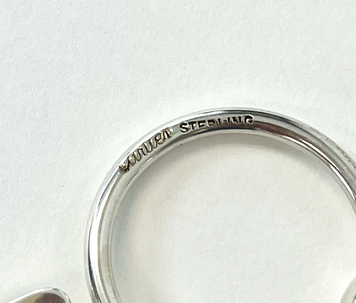 1977 1970s Cartier Sterling Silver Horseshoe Key Ring Chain Holder